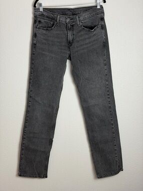 LEVIS’S MENS GRAY SLIM STRAIGHT LEG 514 JEANS 32 X 34 #57